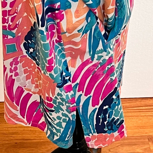 Cover Up Dress Lilly Pulitzer Rylie UPF 50 Hooded
Pockets Size XL Goobay Smash - Picture 12 of 13